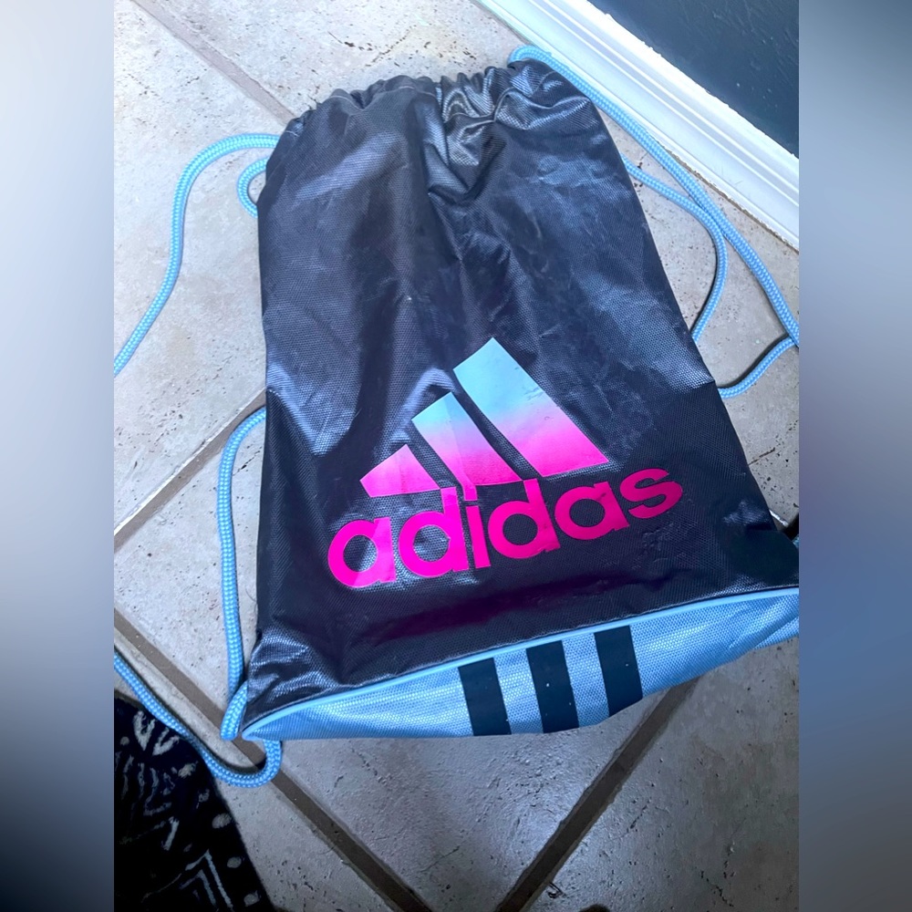 Adidas drawstring bag